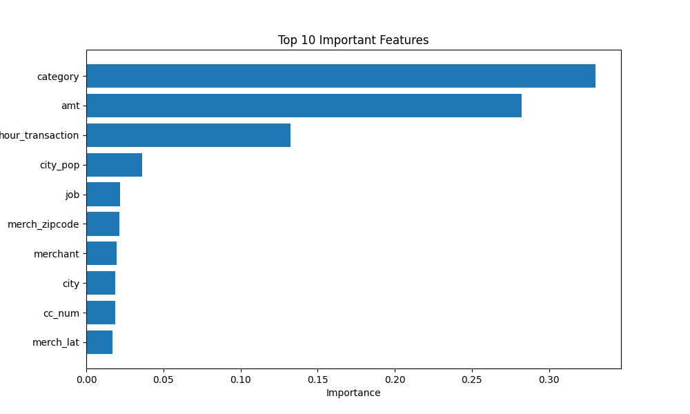 Top 10 Important Features